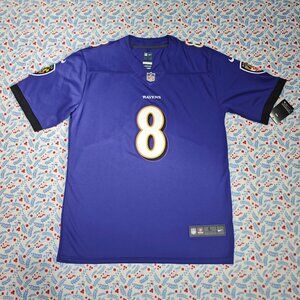 Lamar Jackson Baltimore Ravens Purple Jersey No. 8